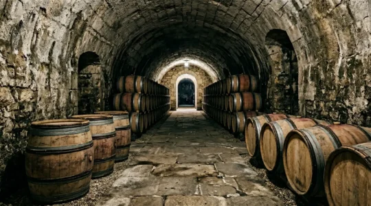 Visite immersive d'une cave viticole avec dégustation de vin et expérience sensorielle authentique